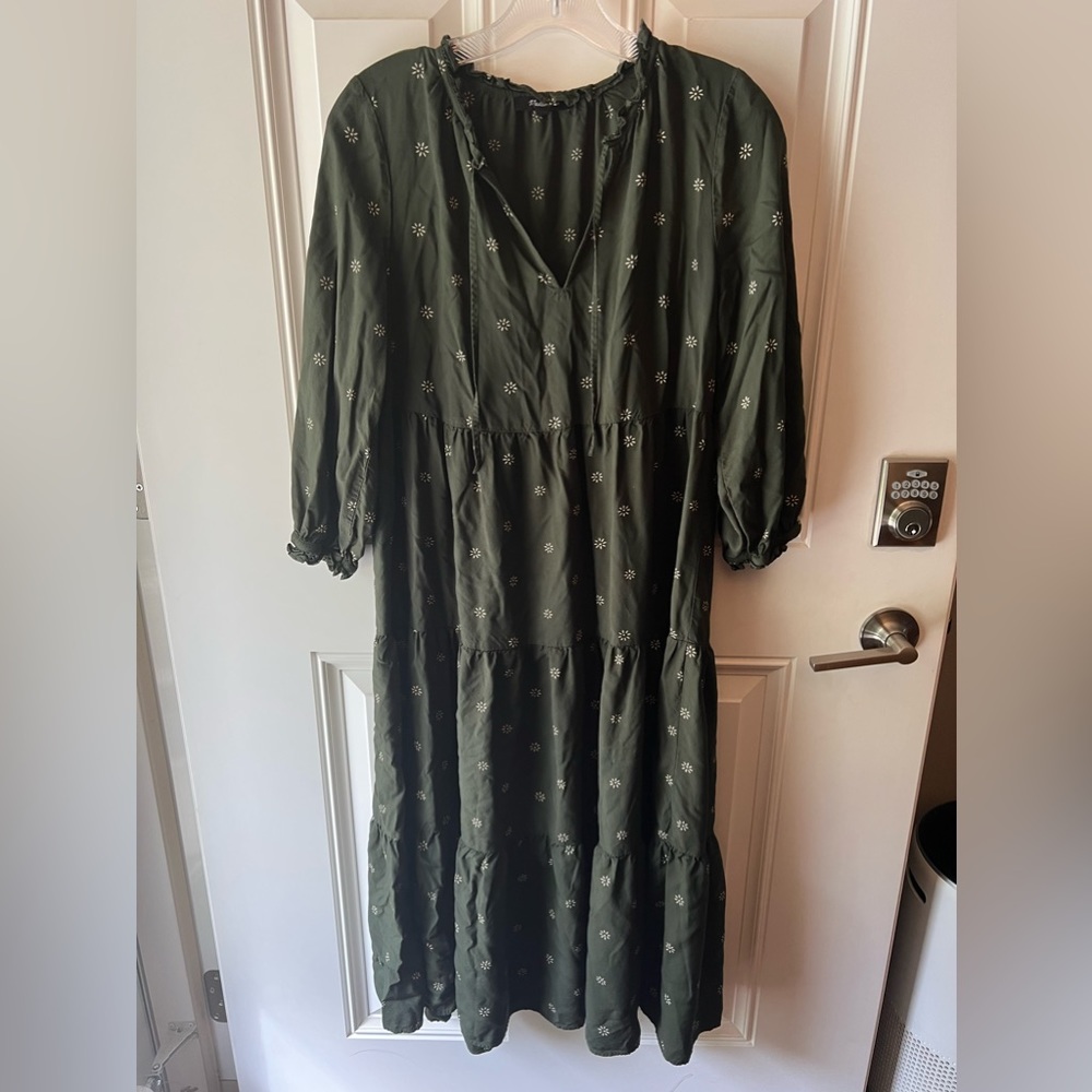 Madewell tiered maxi dress